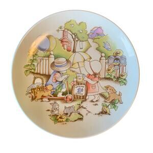 Watkins 6194 Country Kids Collectors Dessert Plate GOOD FRIENDS ARE FOREVER 1991